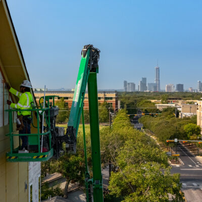 Hardie Fiber Cement, DuPont Tyvek, LP Flameblock and Halo Xterra Rigid Foam – Cornice Progress