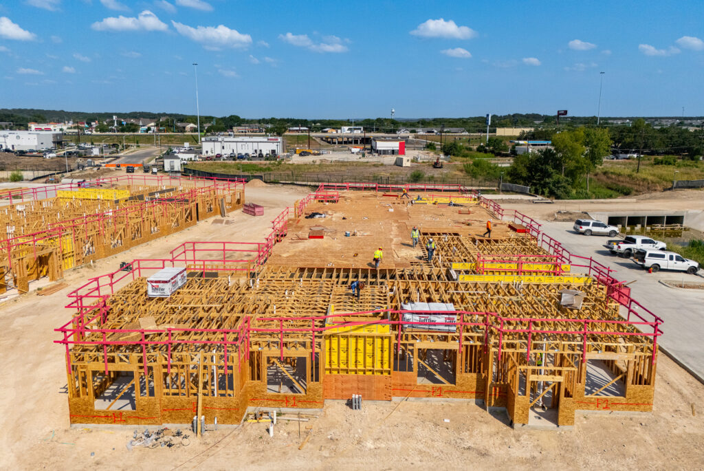 GP Densglass, Roy O Martin OSB – Rough Framing Progress