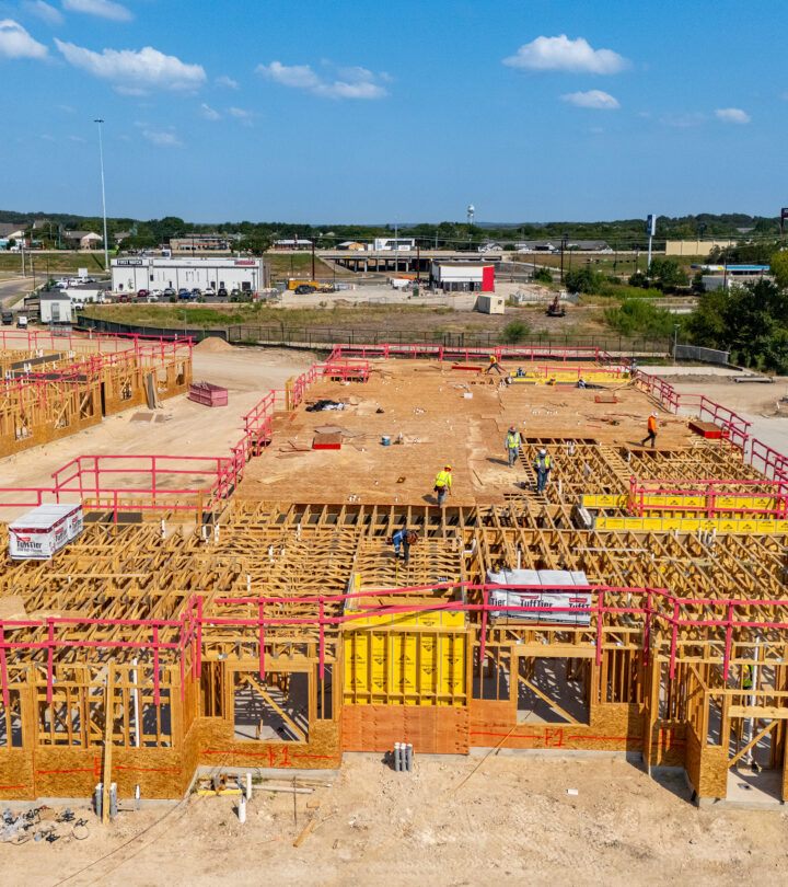 GP Densglass, Roy O Martin OSB – Rough Framing Progress